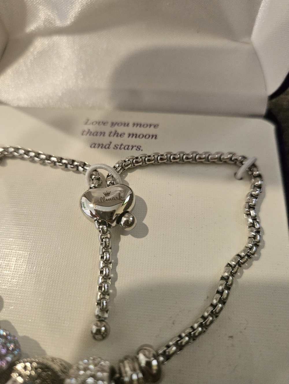 Hallmark stainless steel bracelet “love you more……than the moon and stars” - Picture 5 of 5